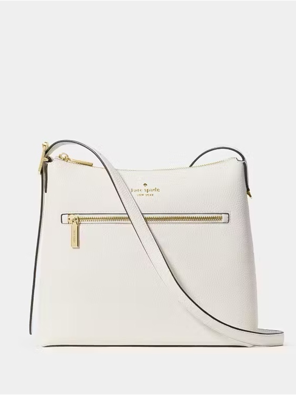 ♠️Kate Spade 454 Large Swingpack Buckle Crossbody Bag, Meringue White NEW NWT
